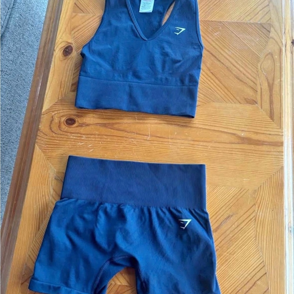 Gymshark Deep Blue Workout Set